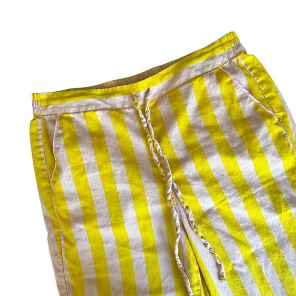 Boden Janie Pajama Bottom Pants Milk Wasp Pink Gold 10 - Picture 4 of 6